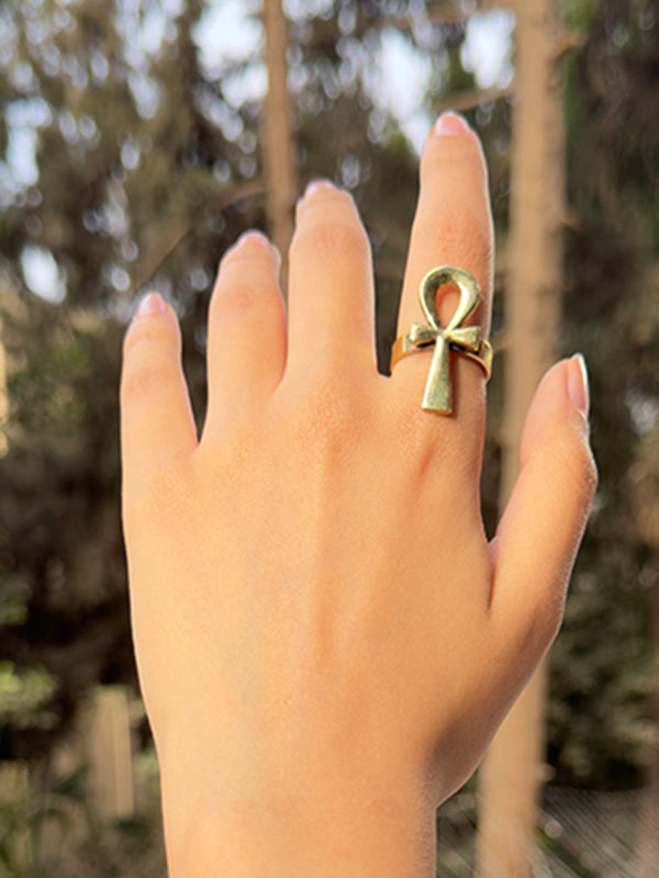 Handcrafted Pharaonic Ankh Copper Set
