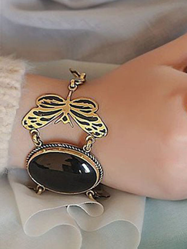 Handcrafted Copper Jewelry Set – Butterfly Elegance