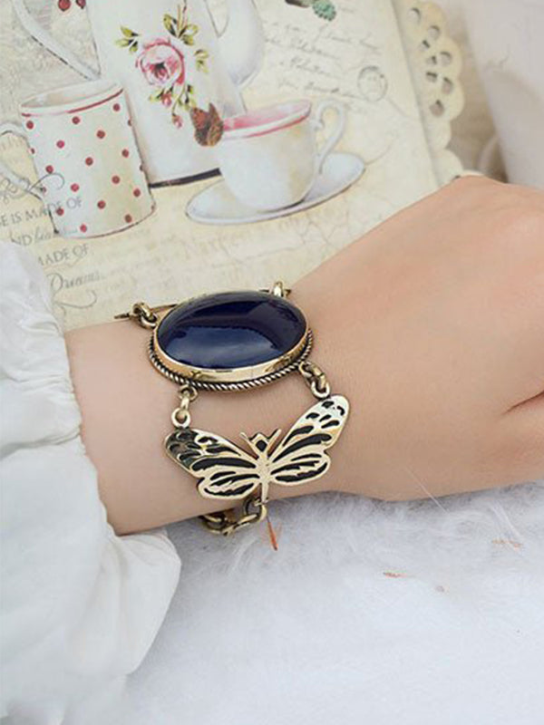 Handcrafted Copper Jewelry Set – Butterfly Elegance