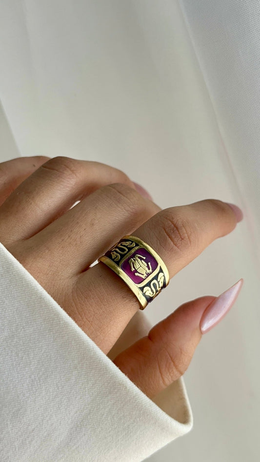 Pharaonic Scarab Ring – Adjustable Ring