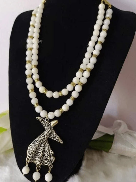 Sufi Dervish Pendant Necklace – Handcrafted Copper & Agate