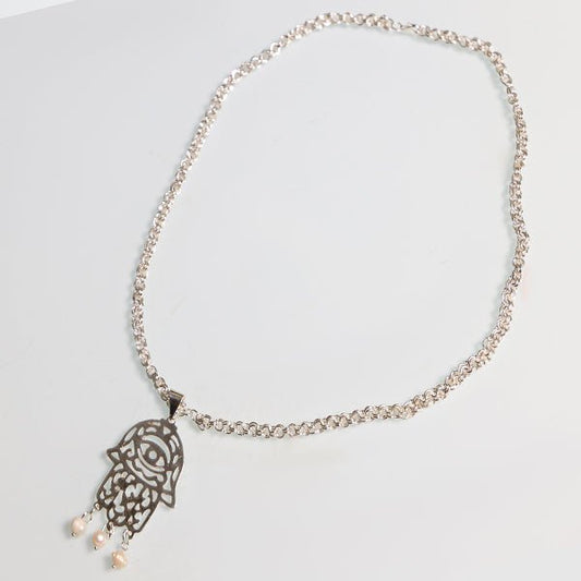 Sufi Hamsa Set – Symbol of Light & Protection - Silver-Plated
