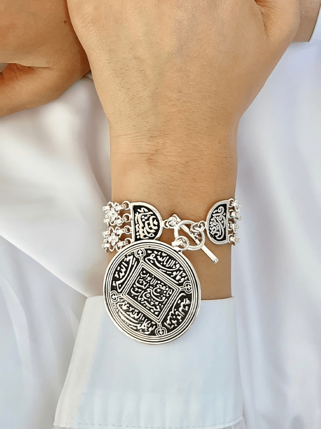 Handcrafted Calligraphy Jewelry Set – Divine Doors of Goodness
