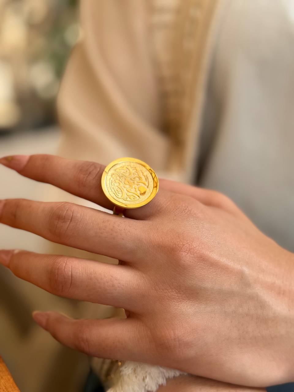 Words from the Heart – Arabic Calligraphy Jewelry - Gold-Plated