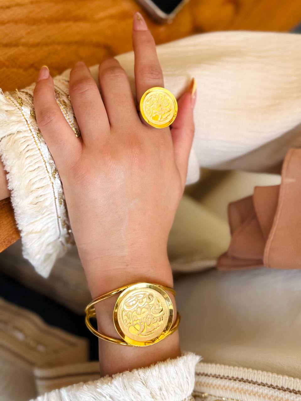 Words from the Heart – Arabic Calligraphy Jewelry - Gold-Plated