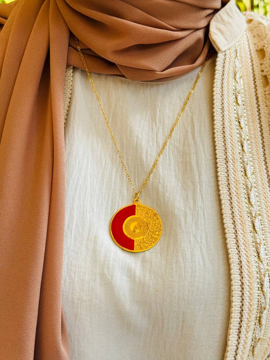 Sands of the East – Red & Gold Arabic Heritage Set - Gold Plated