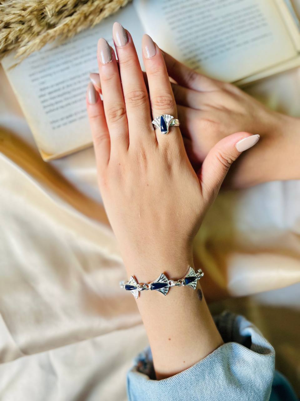 Ancient Egyptian Charm Set – Ring & Bracelet