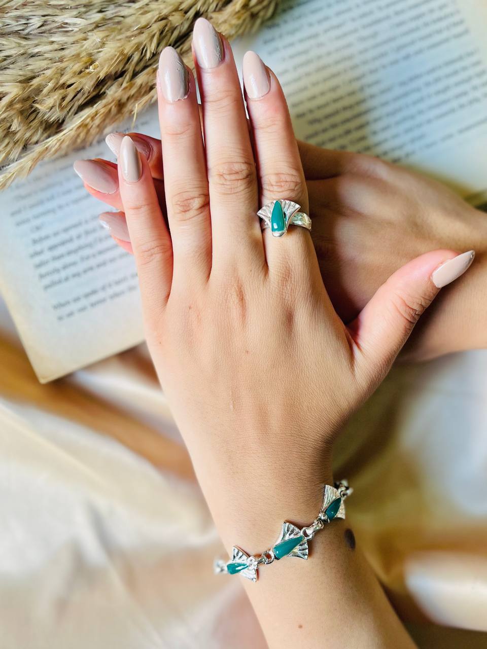 Ancient Egyptian Charm Set – Ring & Bracelet