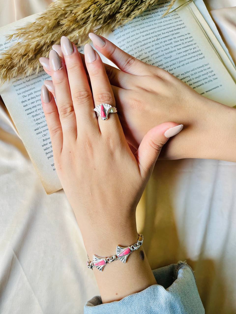 Ancient Egyptian Charm Set – Ring & Bracelet