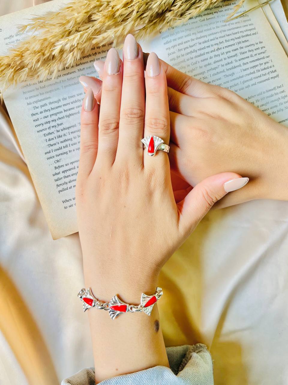 Ancient Egyptian Charm Set – Ring & Bracelet