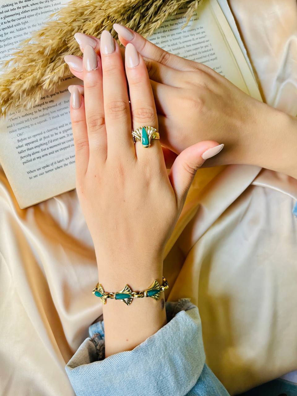 Ancient Egyptian Charm Set – Ring & Bracelet