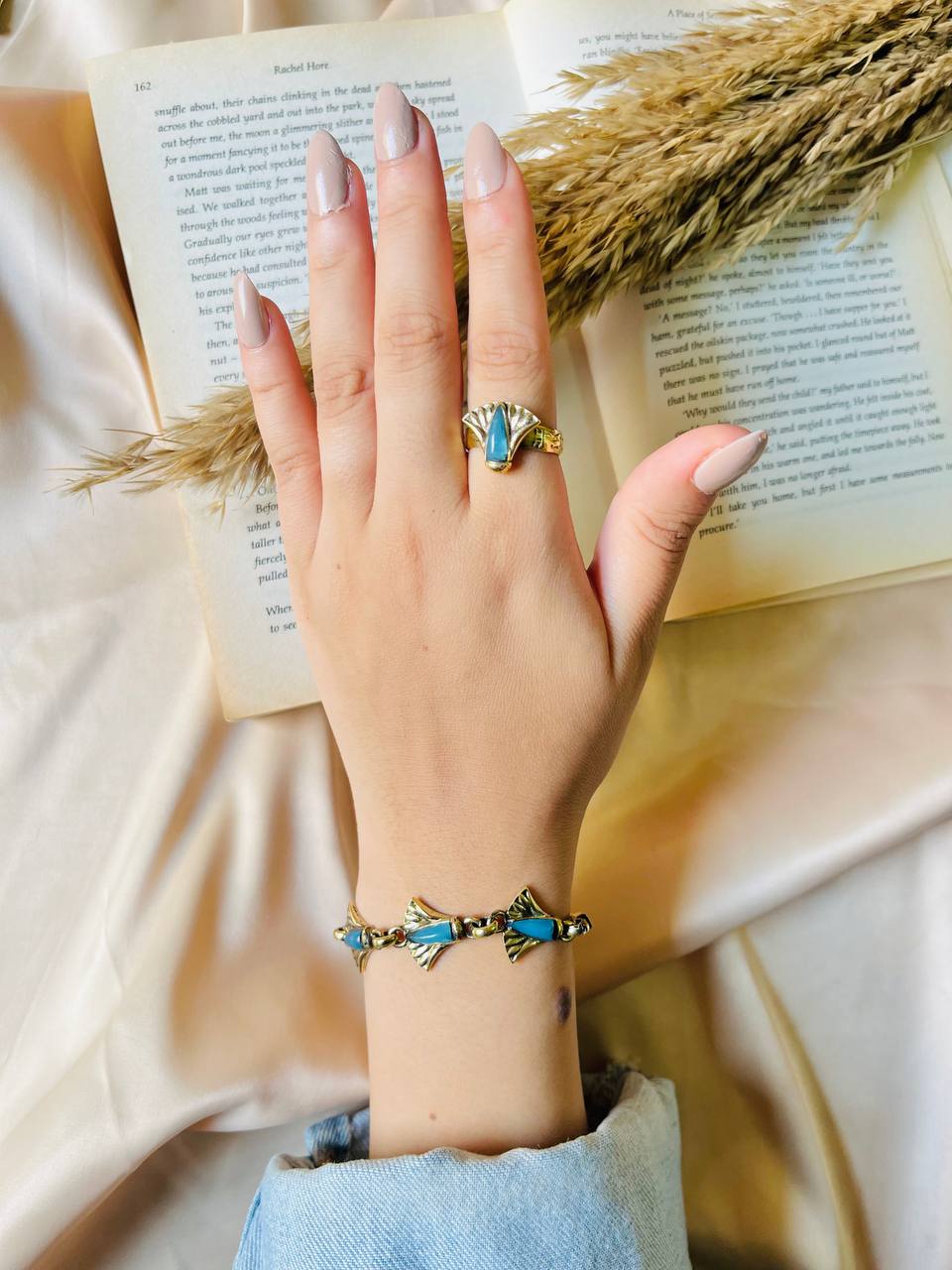 Ancient Egyptian Charm Set – Ring & Bracelet