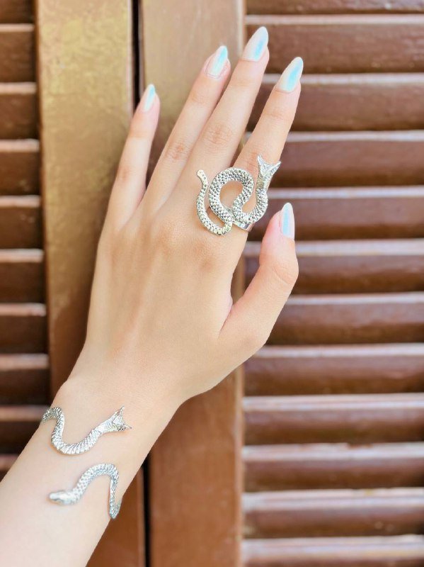 Snake Wrap Ring & Cuff Bracelet – Mythic Serpent Design