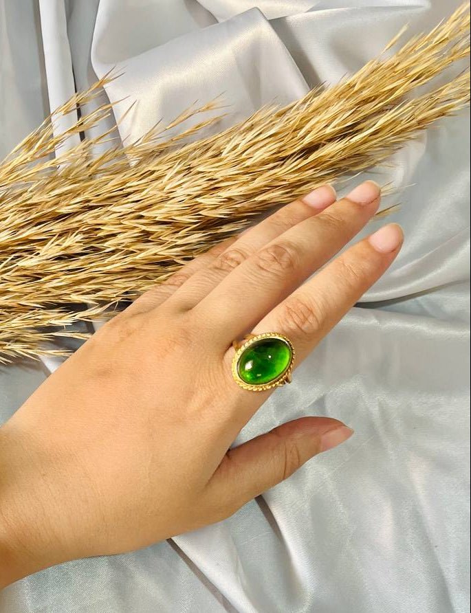 Twisted Copper Agate Set – Black & Green Collection