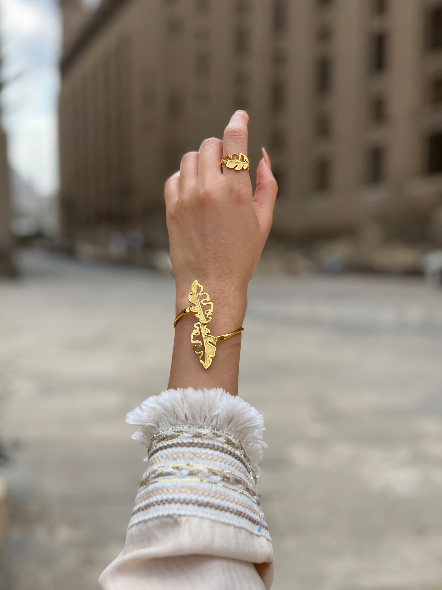 Golden Fern Set – Inspired by Natural Beauty