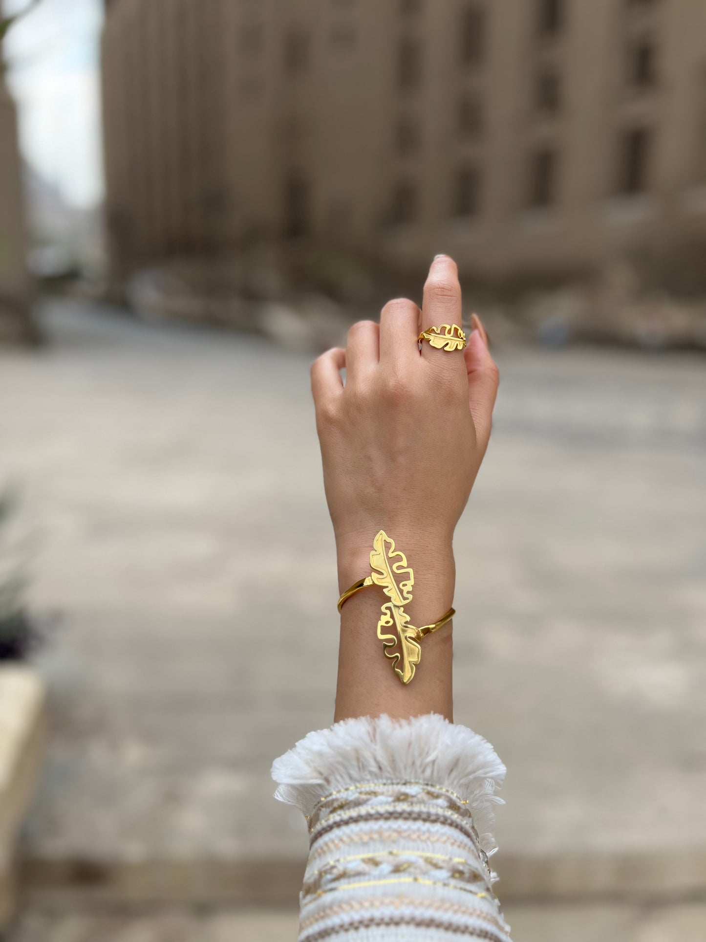 Golden Fern Set – Inspired by Natural Beauty