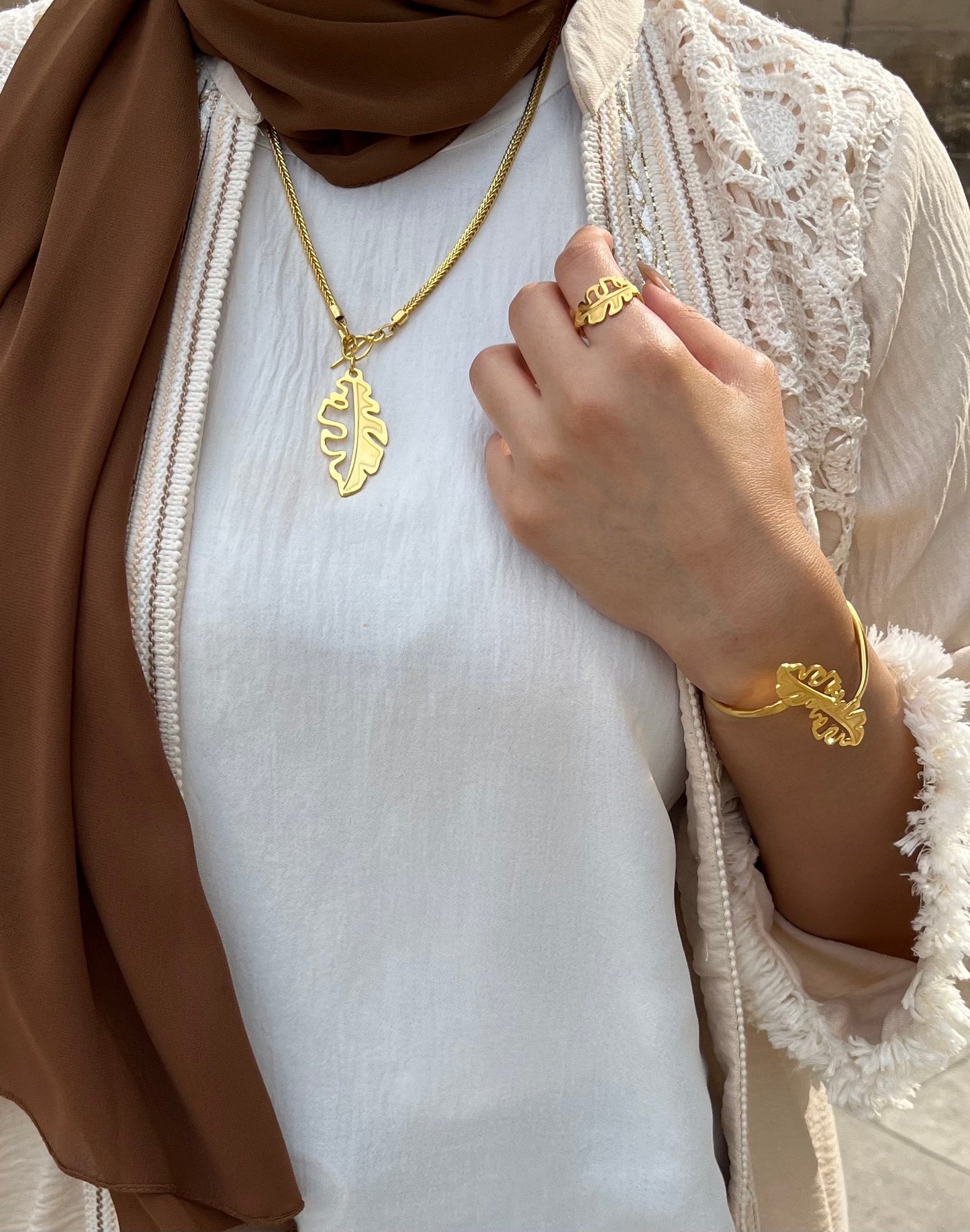 Golden Fern Set – Inspired by Natural Beauty