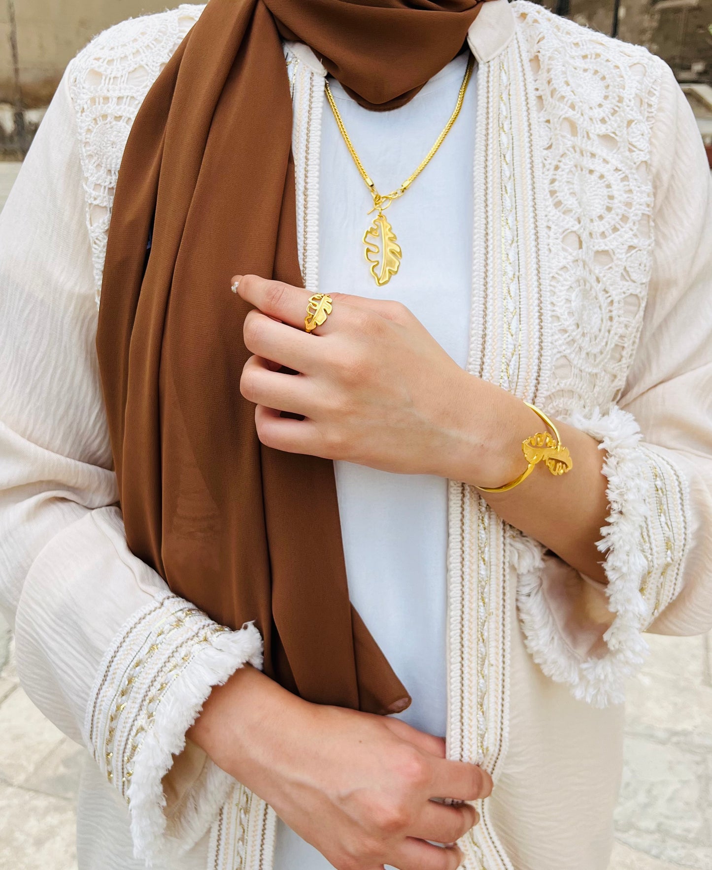 Golden Fern Set – Inspired by Natural Beauty