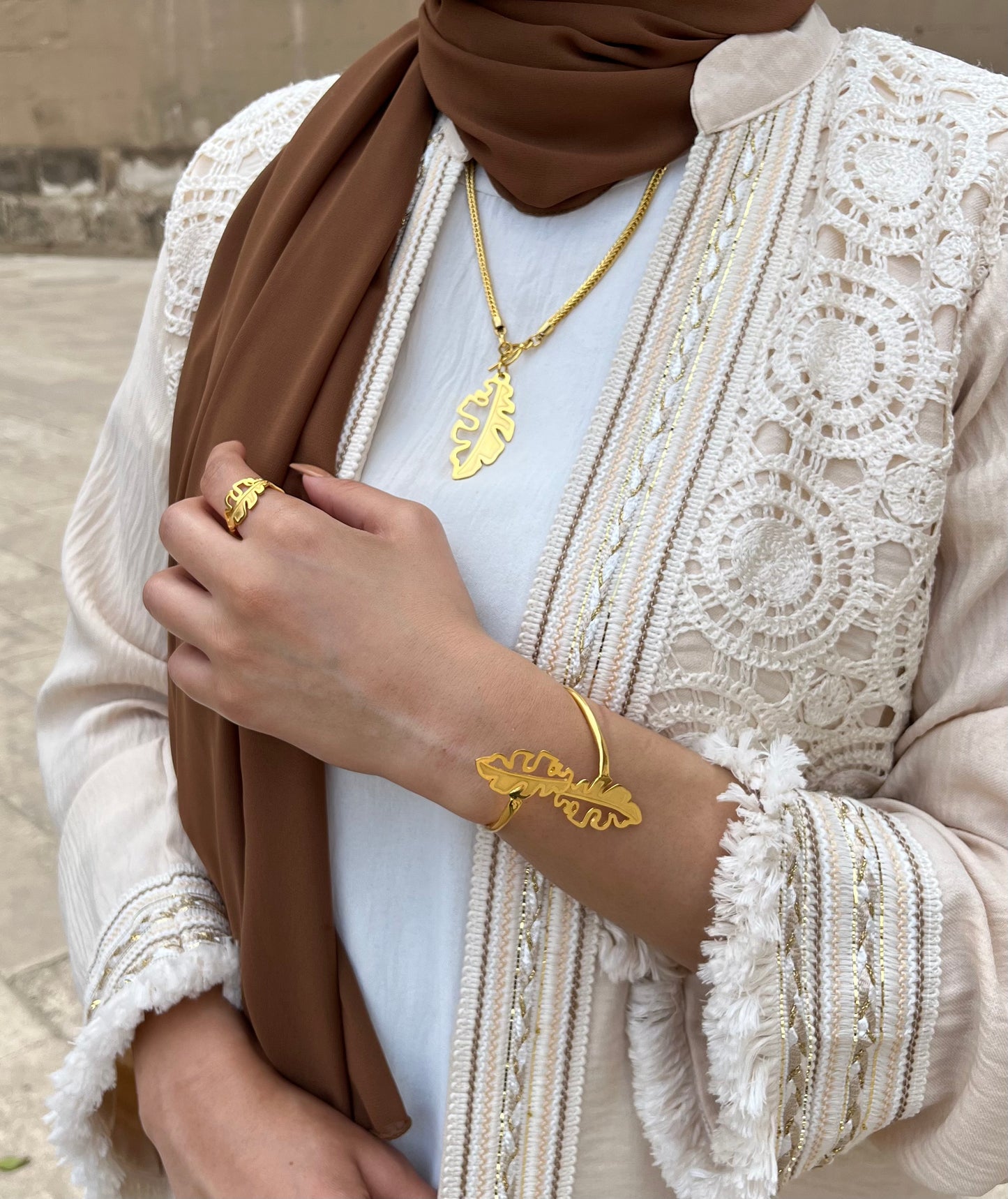 Golden Fern Set – Inspired by Natural Beauty