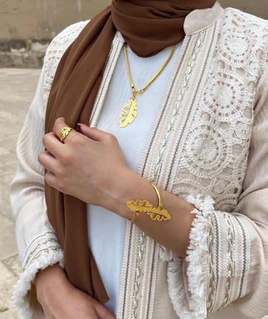 Golden Fern Set – Inspired by Natural Beauty