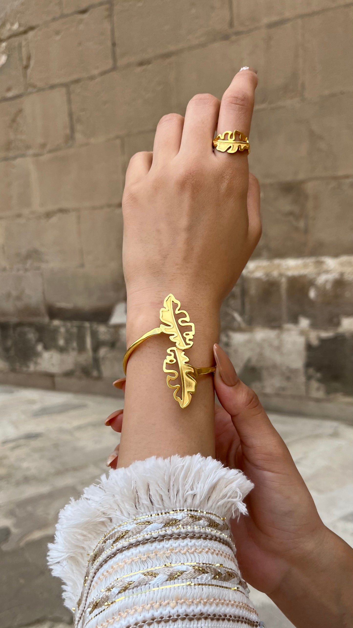 Golden Fern Set – Inspired by Natural Beauty