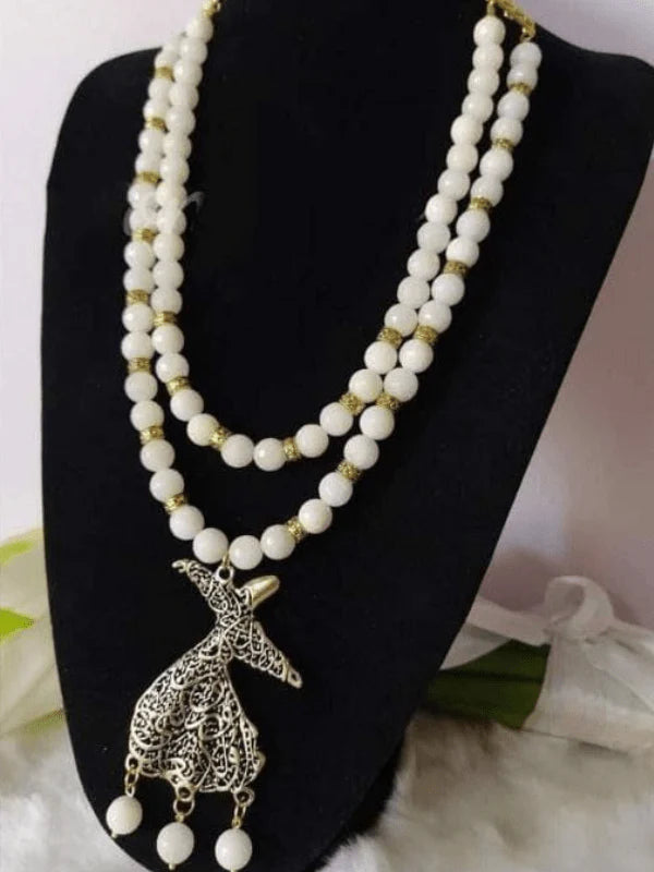 Sufi Dervish Pendant Necklace – Handcrafted Copper & Agate