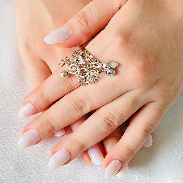 Boho Red Agate & Leather Charm Jewelry Set – Silver Plated