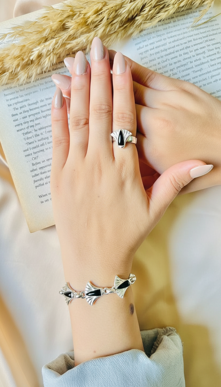 Ancient Egyptian Charm Set – Ring & Bracelet