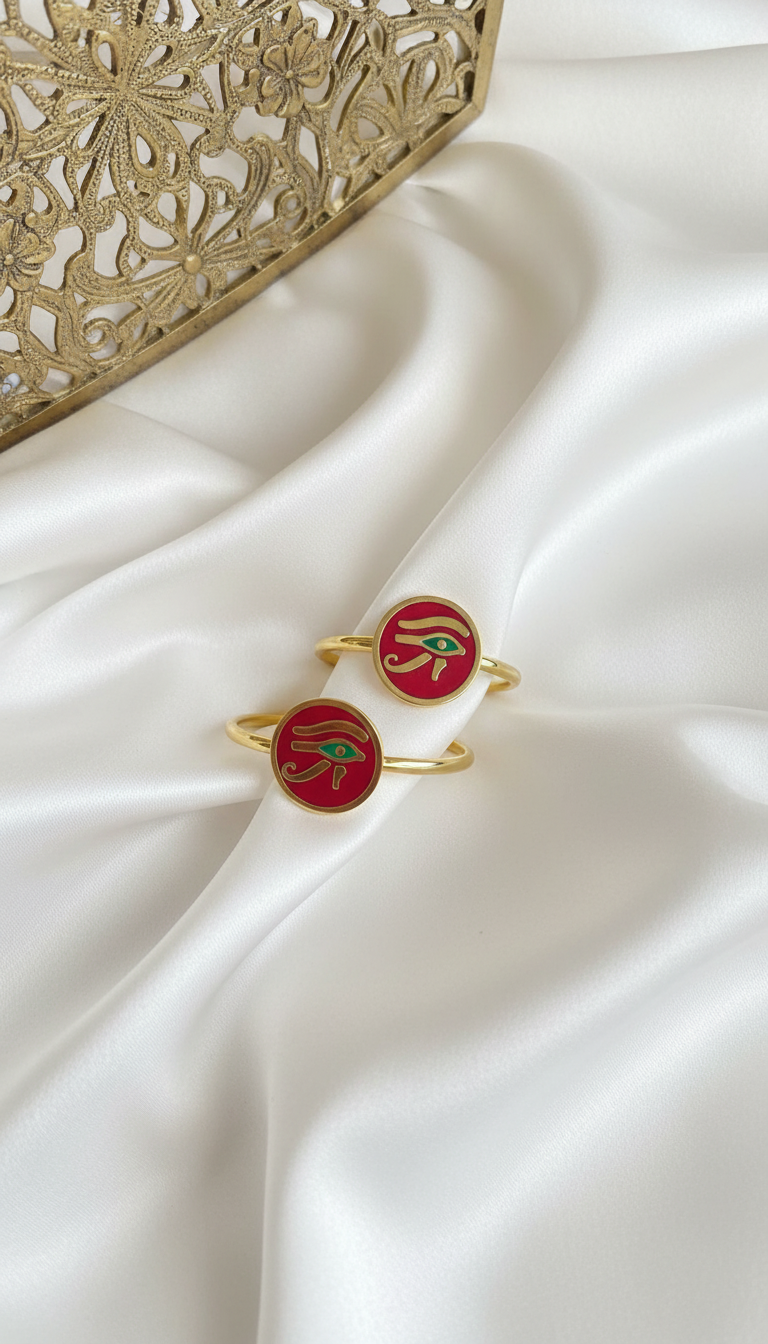 Pharaonic Wisdom Set – Copper Jewelry Inspired by Egyptian Mythology