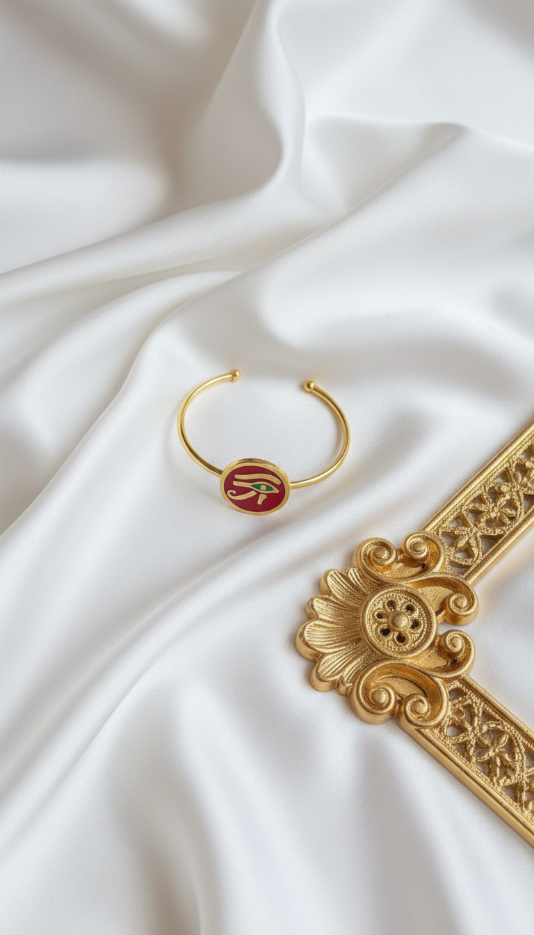 Pharaonic Wisdom Set – Copper Jewelry Inspired by Egyptian Mythology