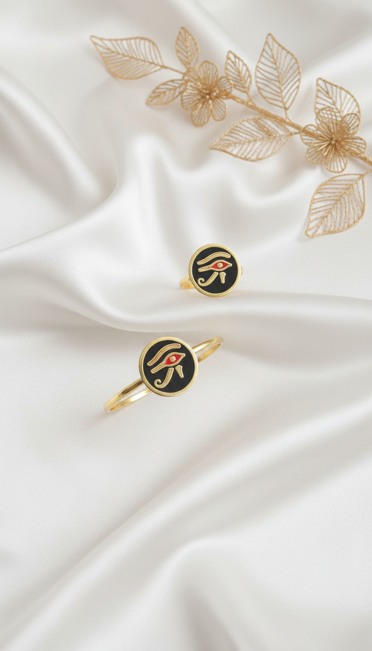 Pharaonic Wisdom Set – Copper Jewelry Inspired by Egyptian Mythology